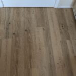 Vinyl laminate plank flooring in a bathroom in worthing, finished product