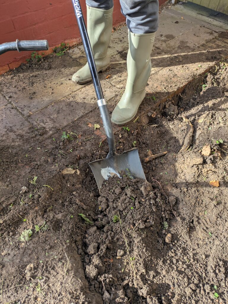 Removing top soil in West worthing