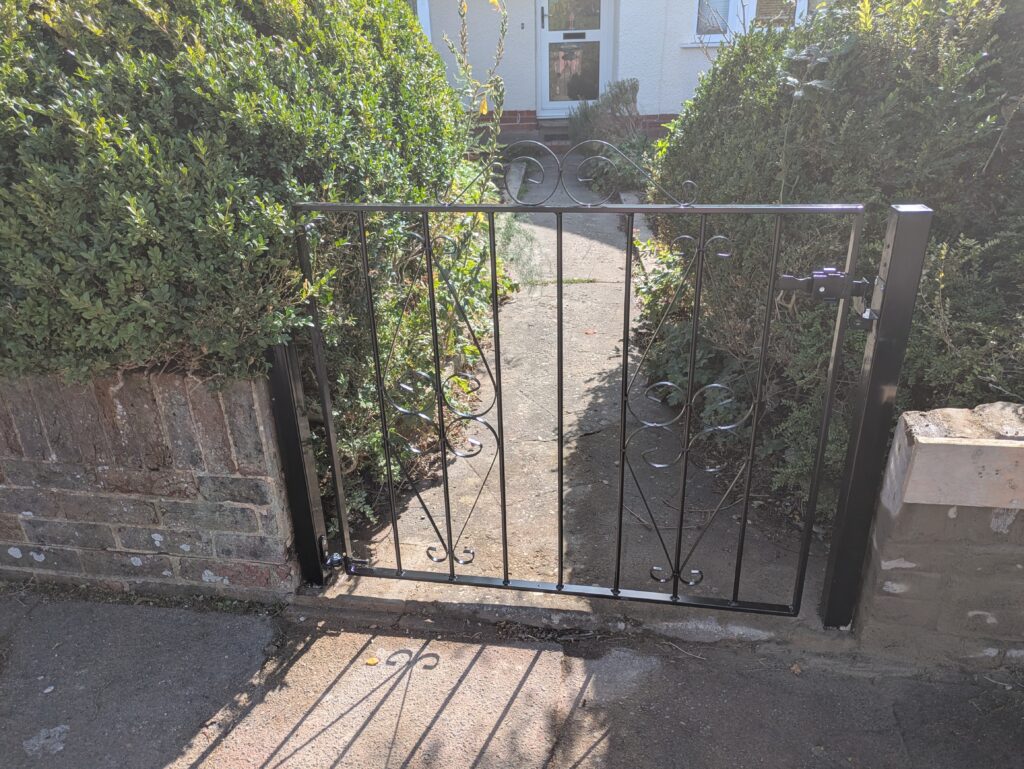 Neat path repair for this gate repair in worthing, can barely notice it's changed